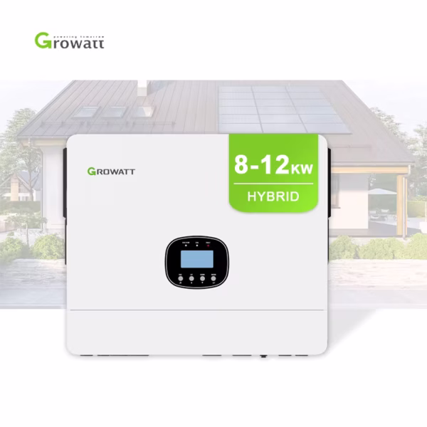 Growatt Spe 12000 Es 230V Solar Inverter 12000W 8Kva Single Phase for Solar Hybrid System