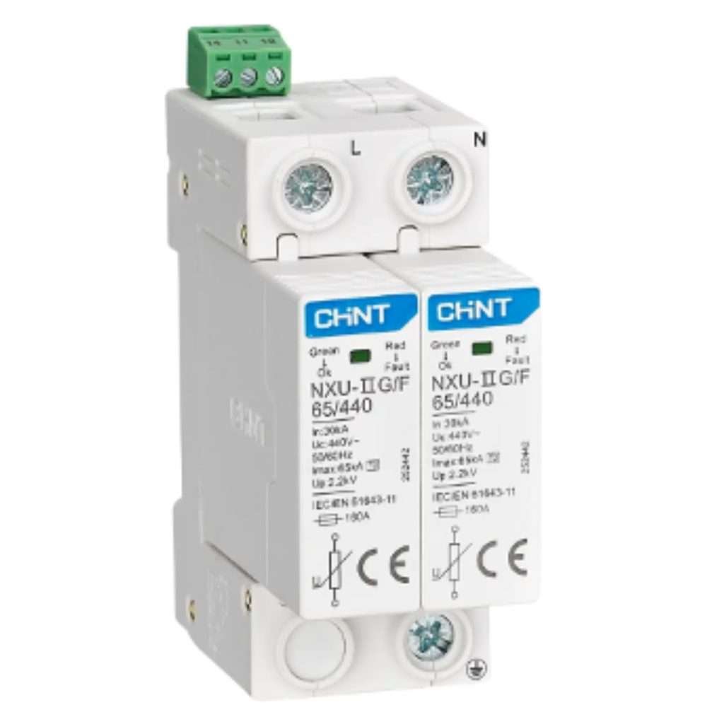 Parafoudre Solaire DC CHINT NXU-II 2P 40kA 500V — Type 2, Protection Foudre