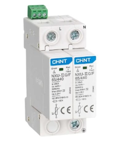 Parafoudre Solaire DC CHINT NXU-II 2P 40kA 500V — Type 2, Protection Foudre