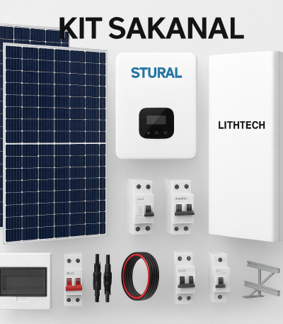 Kit Sakanal | Appartement ou Boutique qui consomme entre 8 à 15 kWh/jour