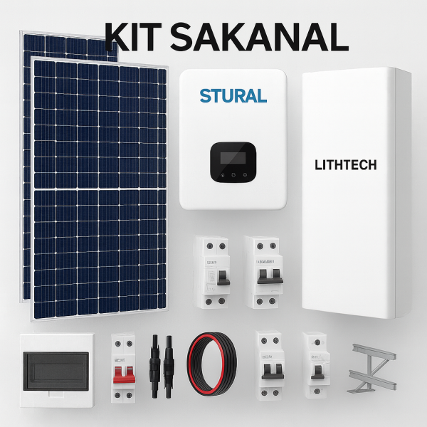 Kit Sakanal | Appartement ou Boutique qui consomme entre 8 à 15 kWh/jour