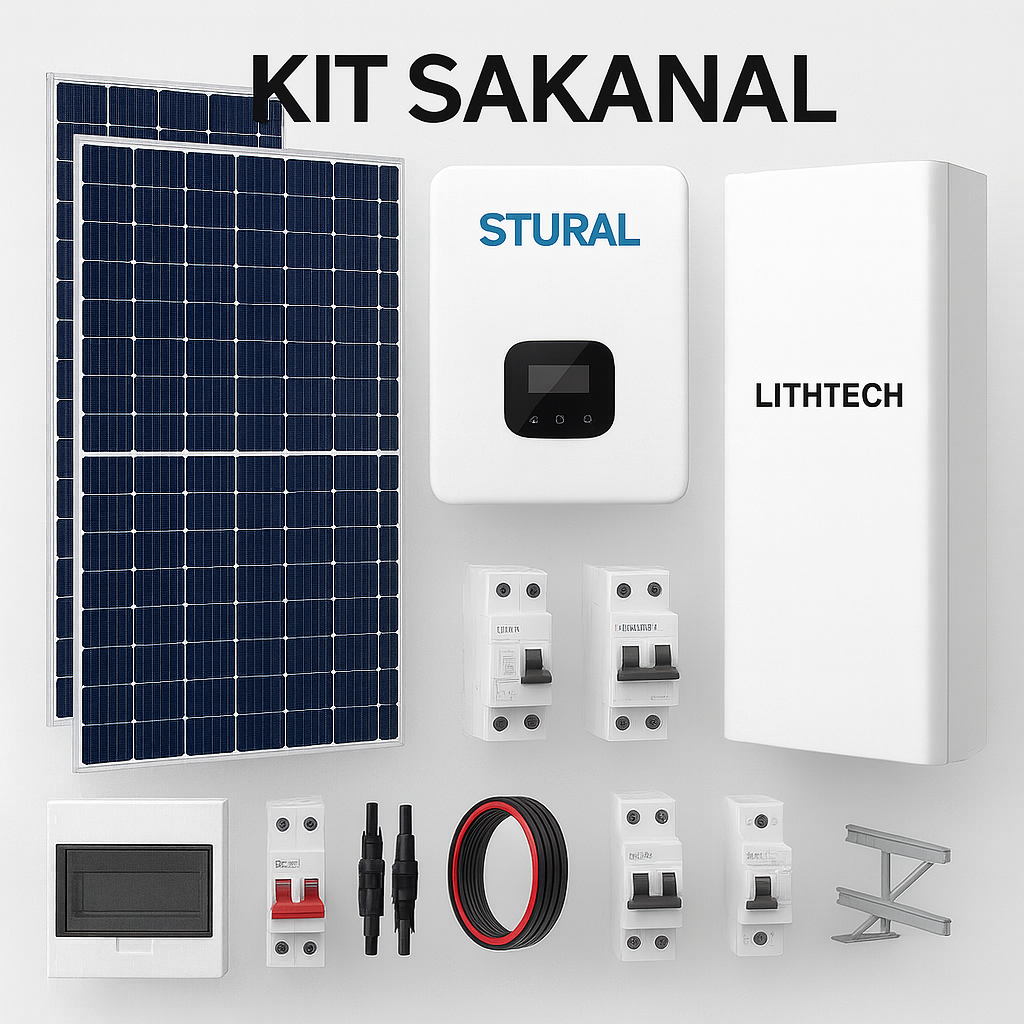 Kit Sakanal | Appartement ou Boutique qui consomme entre 8 à 15 kWh/jour