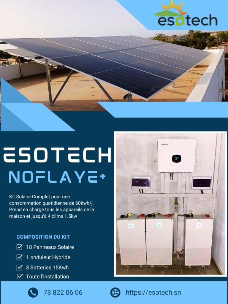 Kit NOFLAYE+ | Maison qui consomme entre 45 et 60 kWh/jour