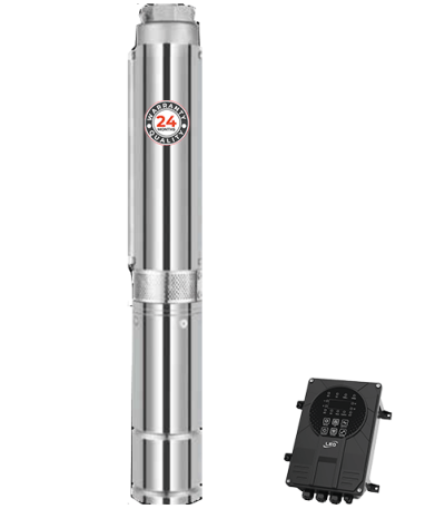 Pompe Solaire Immergée Hybride LEO 2200W (3 HP) — 17 m³/h | HMT 95m | Sortie 2&Prime;