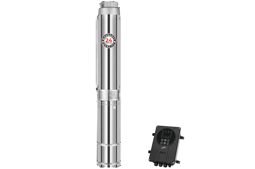 Pompe Solaire Immergée Hybride LEO 2200W (3 HP) — 17 m³/h | HMT 95m | Sortie 2&Prime;
