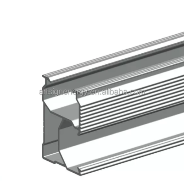 Rails de Fixation Solaire en Aluminium Rectangulaire 4,6m