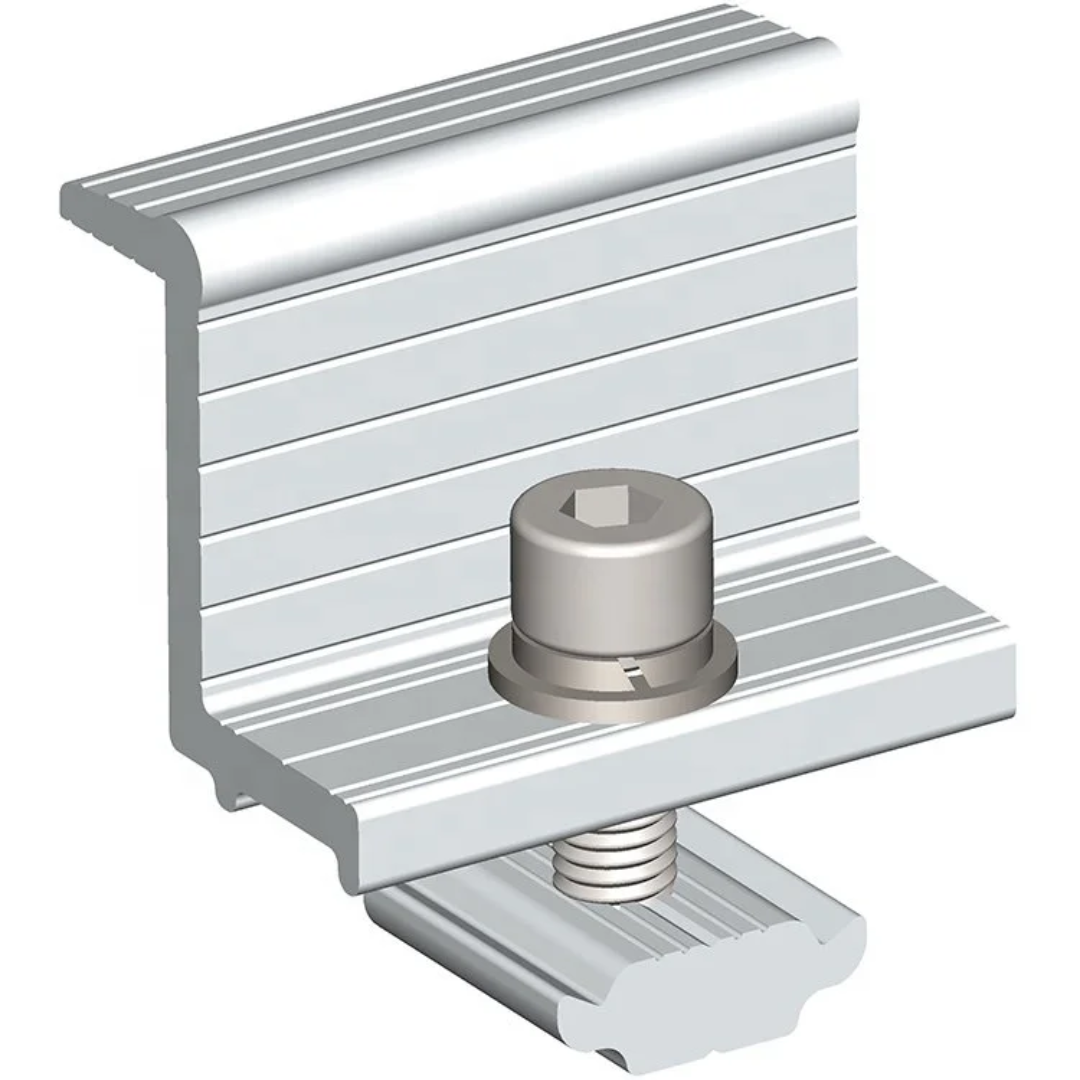 1761467002084 Pince d'Extrémité pour Panneau Solaire — Fixation de Bout de Rangée (End Clamp) – Image 1