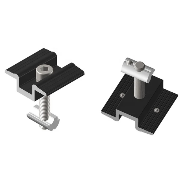 Pince Intermédiaire pour Panneau Solaire — Fixation Entre Deux Panneaux (Mid Clamp)