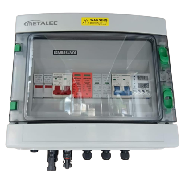 Coffret de Protection Solaire AC/DC — 1 MPPT, Triple Protection DC, 2P AC, Pré-équipé Étanche