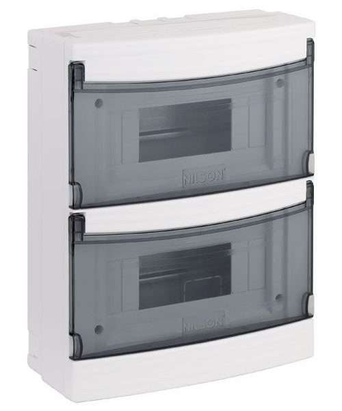 Coffret Électrique 26 Modulaires - 2 Rangée nues