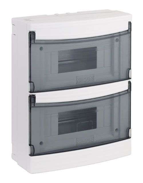 Coffret Électrique 26 Modulaires – 2 Rangée nues