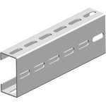Rail Solaire C-Steel Perforé Acier Galvanisé C80×40 —  4m