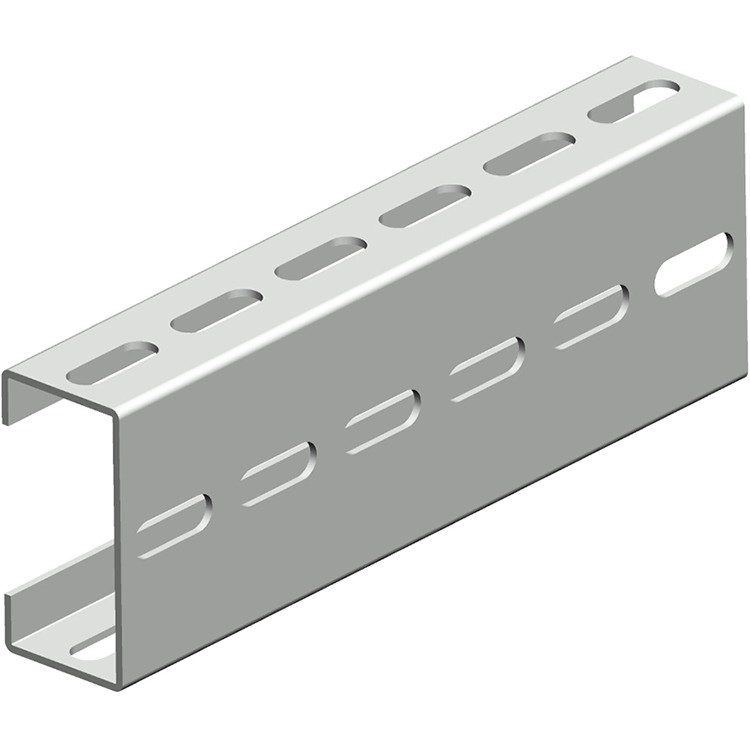 IMG-20260227-WA0025 Rail Solaire C-Steel Perforé Acier Galvanisé C80×40 — 4m – Image 1