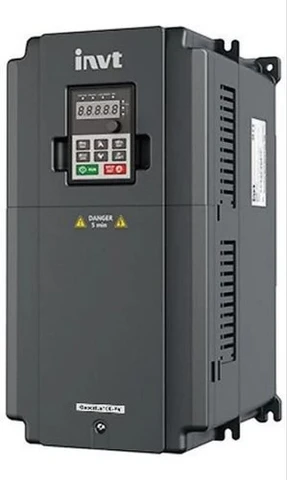 Variateur de Pompe Solaire Hybride INVT 11 kW — Triphasé 380V, AC/DC, IP66 – Installation Extérieure Directe