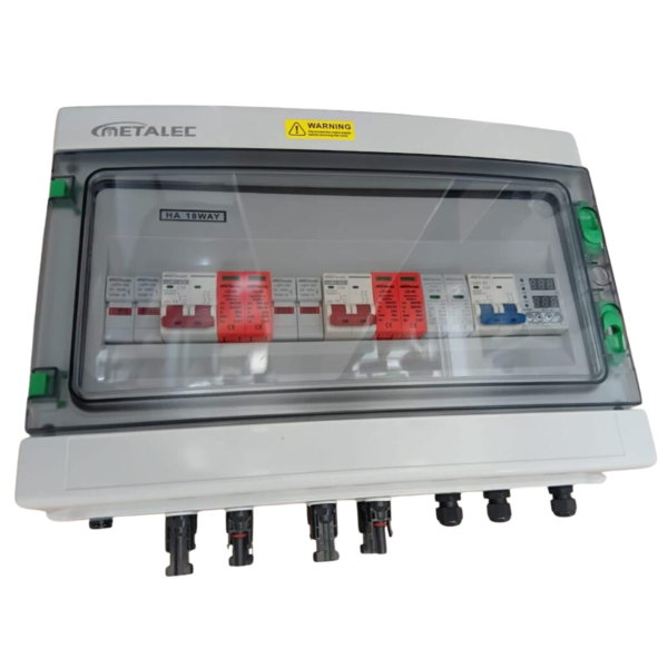 Coffret de Protection Solaire AC/DC — 2 MPPT, Triple Protection DC, 2P AC, Pré-équipé Étanche