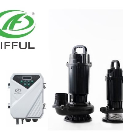 Pompe Submersible Solaire Hybride Débit DIFFUL 750W — 35 m³/h