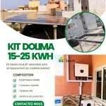 Kit Solaire Complet DOLIMA - Maison Familiale avec besoins évolutifs (Conso 15 à 25 kWh/jour)