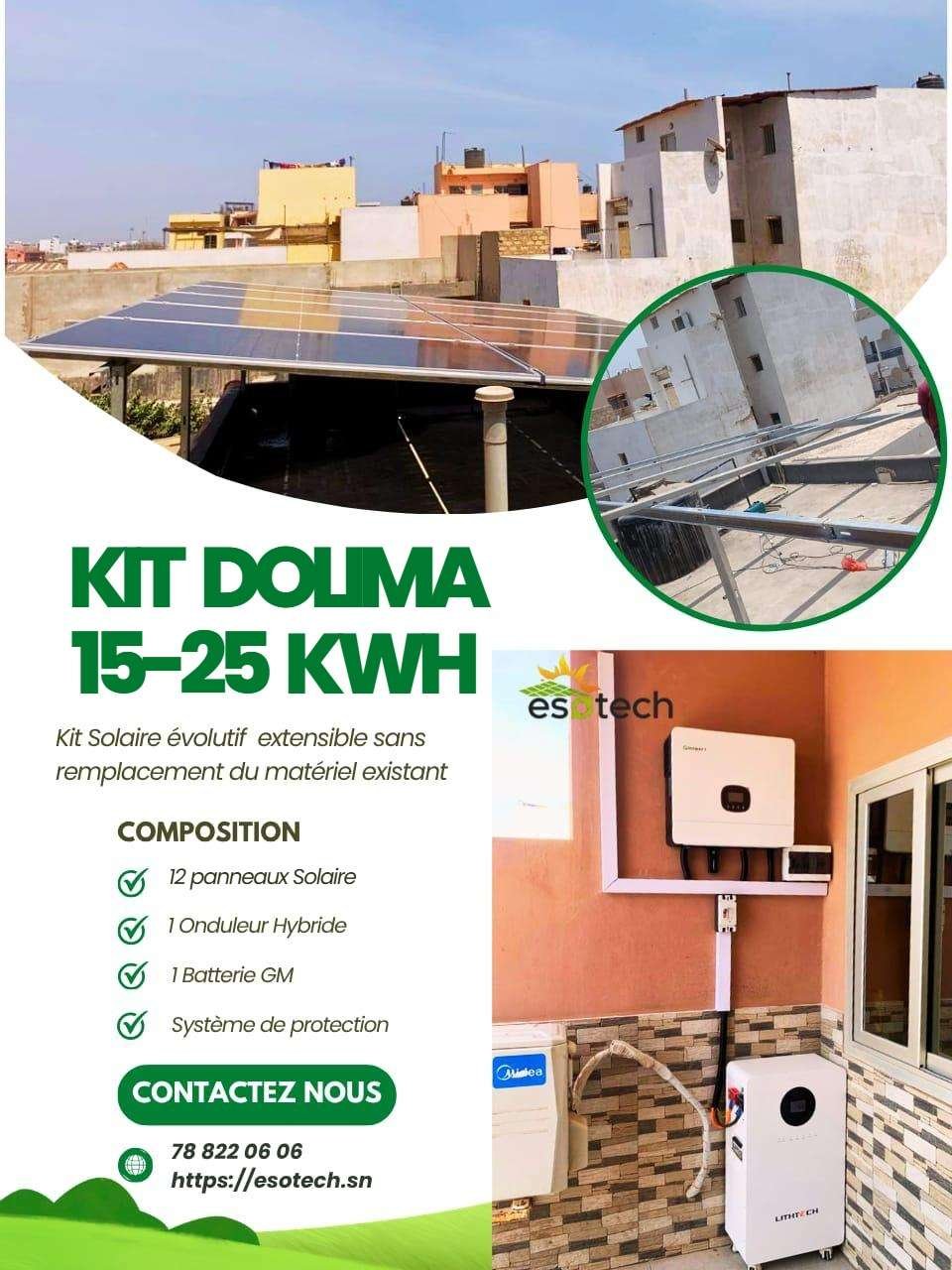 VISUEL-DOLIMA-15-25-kwh Kit Solaire Complet DOLIMA - Maison Familiale avec besoins évolutifs (Conso 15 à 25 kWh/jour) – Image 1