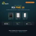 KIT Solaire PME 16 — jusqu'à 5 climatiseurs (Conso 60 à 85 kWh/jour)
