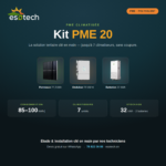 KIT Solaire PME 20 — jusqu'à 7 climatiseurs (Conso 85 à 100 kWh/jour)