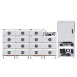 Système de stockage haute tension Deye BOS-B : armoires de modules et boîtiers de contrôle