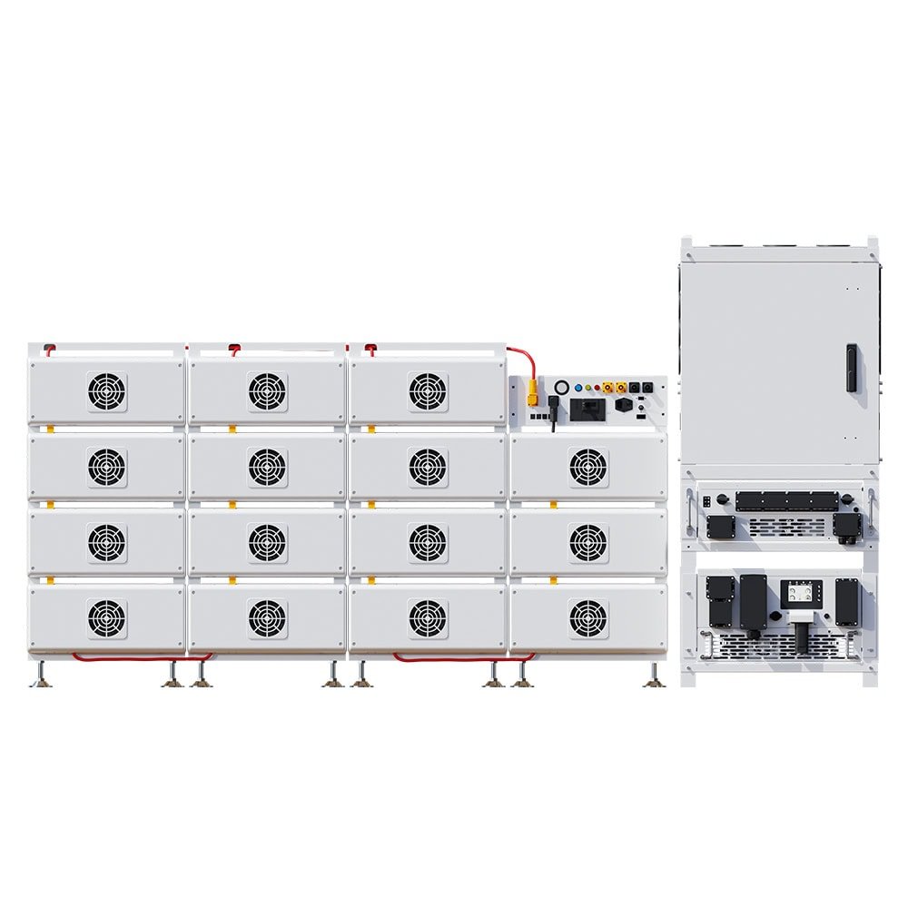 Système de stockage haute tension Deye BOS-B : armoires de modules et boîtiers de contrôle