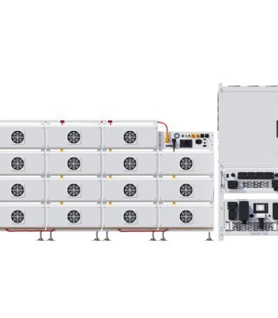 Système de stockage haute tension Deye BOS-B : armoires de modules et boîtiers de contrôle
